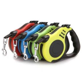 Автоматический выдвижной поводок рулетка для прогулок с собаками 3м Красный