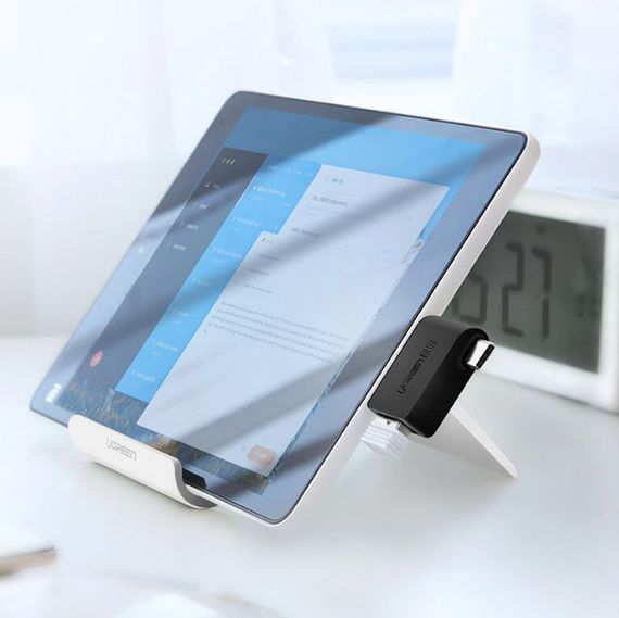 Адаптер Ugreen 30453 2 in1 micro-USB / Type-C Black Черный | Зображення 1