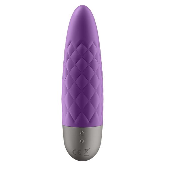 Мінівібратор Satisfyer Ultra Power Bullet 5 (Фіолетовий): Ультра-потужний, з широкою головкою для точної стимуляції | Зображення 4