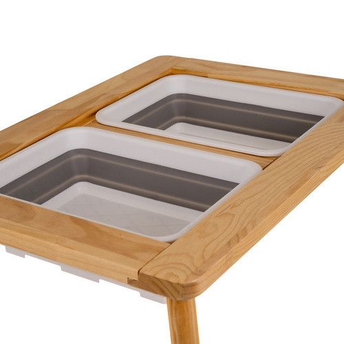 Деревянный сенсорный развивающий стол для детей Kruzzel 26366 со стулом | Зображення 7