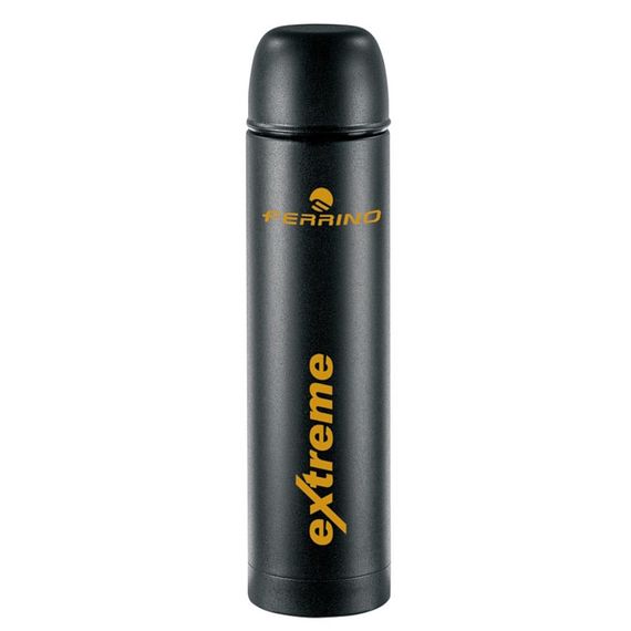 Термос Ferrino Extreme 0.75 л Black туристичний, вакуумний термос для походу та експедицій, термоси ferrino