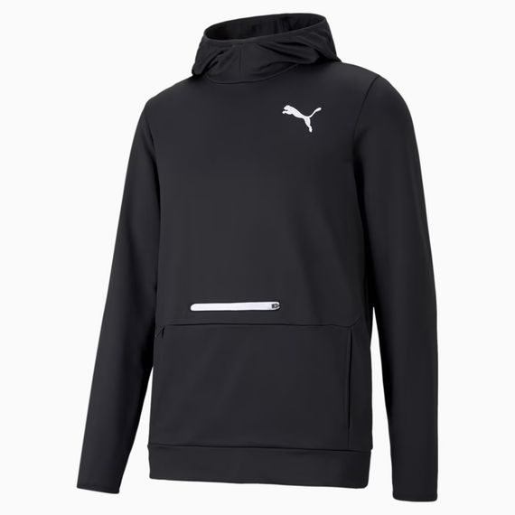 Толстовка мужская Puma RTG Men's Hoodie 585831 01 (черная, по фигуре, спортивная, бренд пума)