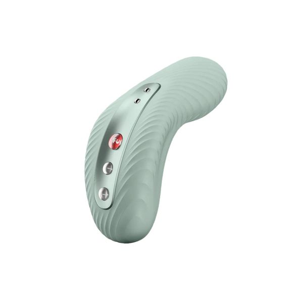 Накладной вибратор Fun Factory LAYA III sage green, эффект постукивания пальцем Sex Aura