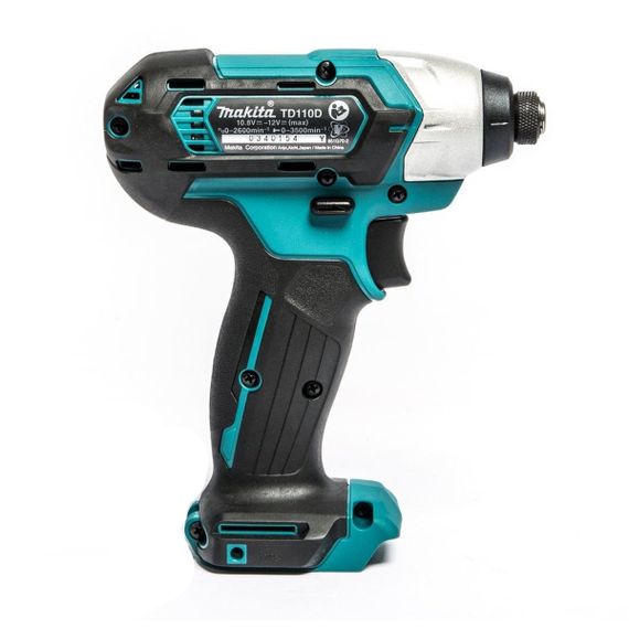 Винтоверт импульсный аккумуляторный Makita TD110DZ (110 Нм, 1/4", CXT, без аккумуляторов и зарядного устройства) | Зображення 3