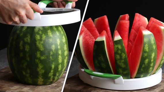 Круглий ніж для нарізання кавуна, дині, ананаса WATERMELON CUTTER ∙ Арбузорізка ∙ Динерізка ∙ | Зображення 2