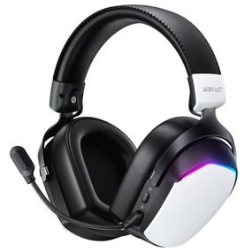 Накладні бездротові навушники Acefast H11 Gaming (Bluetooth+3.5mm+2.4G) White