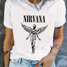 Футболка жіноча з принтом повсякденна XL Білий