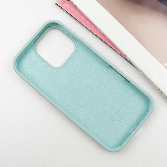 Чохол Silicone Case Full Protective (AA) для Apple iPhone 16 Pro Max (6.9") Бірюзовий / Beryl | Зображення 2