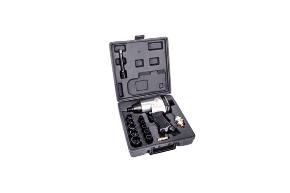 Гайковерт пневматический Intertool 1/2" + набор головок (PT-1101) | Зображення 8