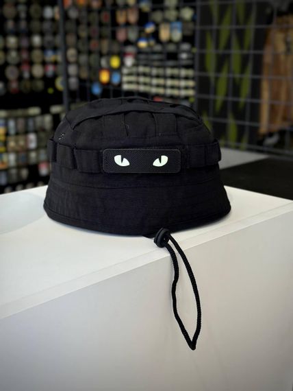 Панама Короткі Поля + Очі Чорний Black | Зображення 5