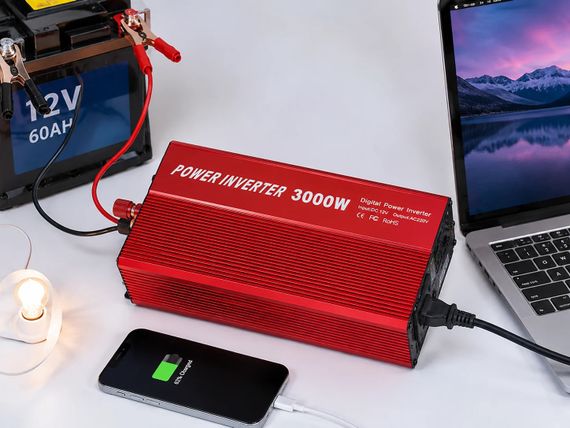 Інвертор 5 CORE UN-3059 3000W 12V • Перетворювач напруги 5 CORE UN-3059 12V-220V 1200 Вт з модифікованою синусоїдою | Зображення 5