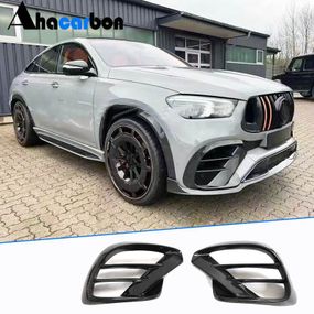 Карбоновые Накладки на Передний Бампер (GLE63 AMG) для Mercedes GLE coupe C292 2015-2019 гг