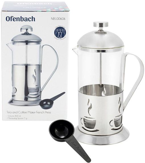 Френч-прес Ofenbach Tea Time 800мл з мірною ложкою | Зображення 5