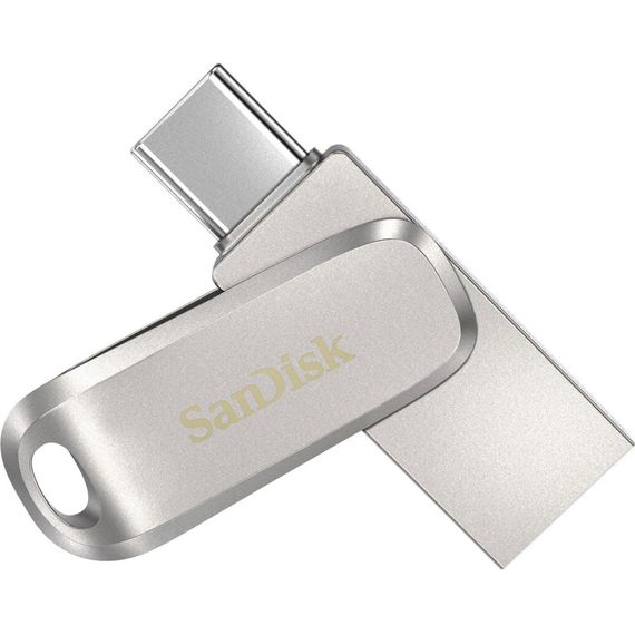 USB флеш накопичувач SanDisk 1TB Ultra Dual Luxe Silver USB 3.2/Type-C (SDDDC4-1T00-G46) | Зображення 1