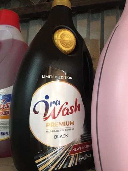 🖤 Ira Wash BLACK Premium 6.3 л | Пральний гель для чорного одягу | З ополіскувачем | 140 прань 🧺