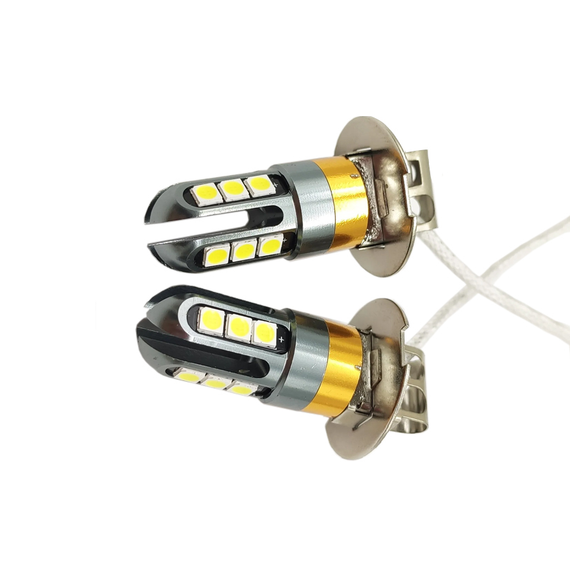 Автолампа світлодіодна H3 в протитуманні фари, 3030 х 12 smd, 12 В — 24 В | Зображення 1