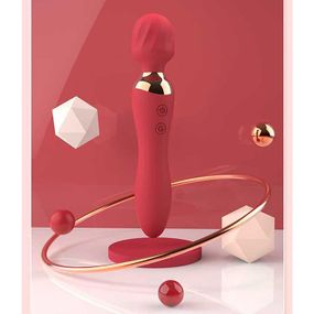 Двусторонний вибратор Night stories USB - Красный – Вибраторы