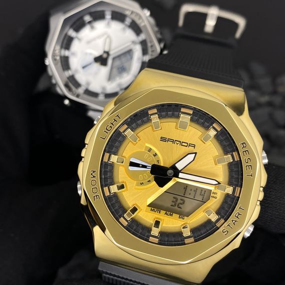 Чоловічий годинник Sanda 3167 Gold | Зображення 2