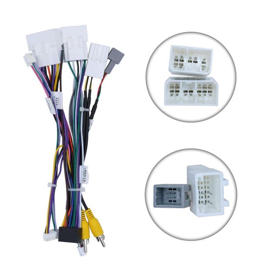 Перехідник живлення серії QIV з адаптером CAN-BUS для Geely QBR-W GL-3533 (дрот)