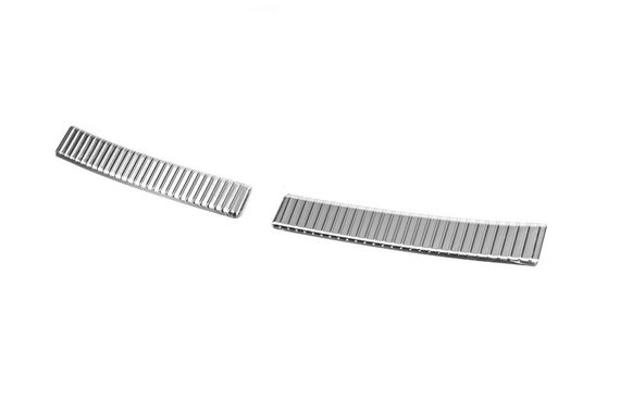 Накладка на задний бампер нержавеющая Carmos для Volkswagen T-Cross 2019- гг | Зображення 1