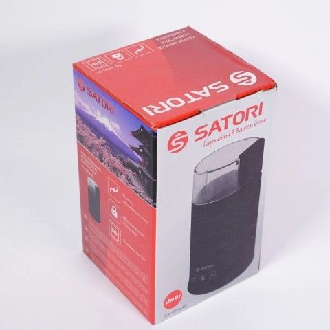 Кавомолка електрична SATORI SG-1803-BL, кавомолка електрична домашня. Колір: чорний | Зображення 2