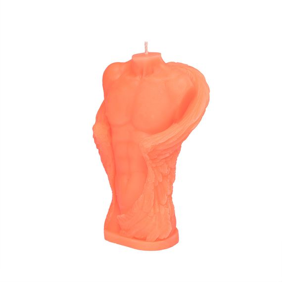 Свічка LOVE FLAME - Angel Man Orange Fluor, CPS07-ORANGE Sex Aura | Зображення 1