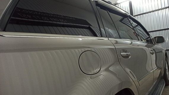 Нижняя окантовка окон (6 шт, нерж) для Mercedes GL сlass X164 | Зображення 6