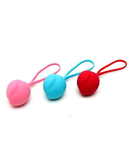 Вагінальні кульки Satisfyer Strengthening Balls (3шт), діаметр 3,8 см, маса 62-82-98г, монолітні | Зображення 2