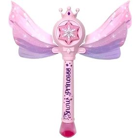 Пистолет с мыльными пузырями SHT 8603 Snow Princess + bottle 130ml Blue Pink