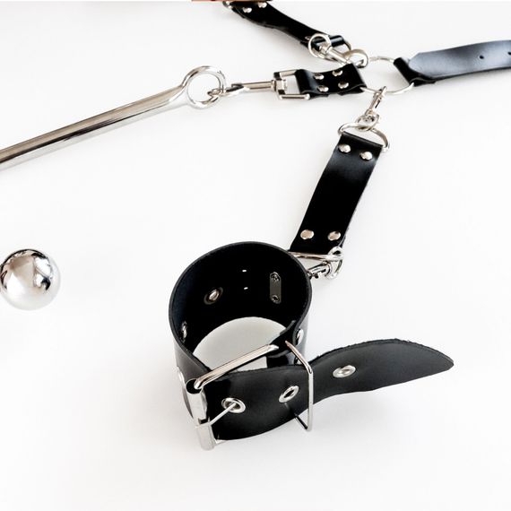 Бондажний набір з металевим анальним гаком Art of Sex Beatrice Bondage set with anal hook № 1 | Зображення 1