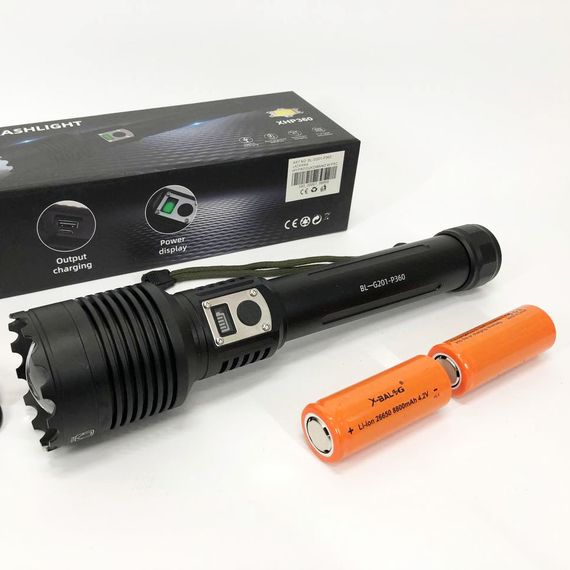 Надпотужний ліхтарик Bailong BL-G201-P360 / Лід ліхтар переносний / Тактичні ліхтарі TN-496 для полювання | Зображення 8