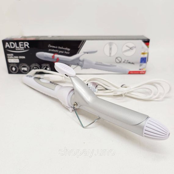 Плойка-стайлер для завивки Adler AD 2106 40Вт, Плойка для создания укладки волос Плойка кудрей LN-54 | Зображення 2