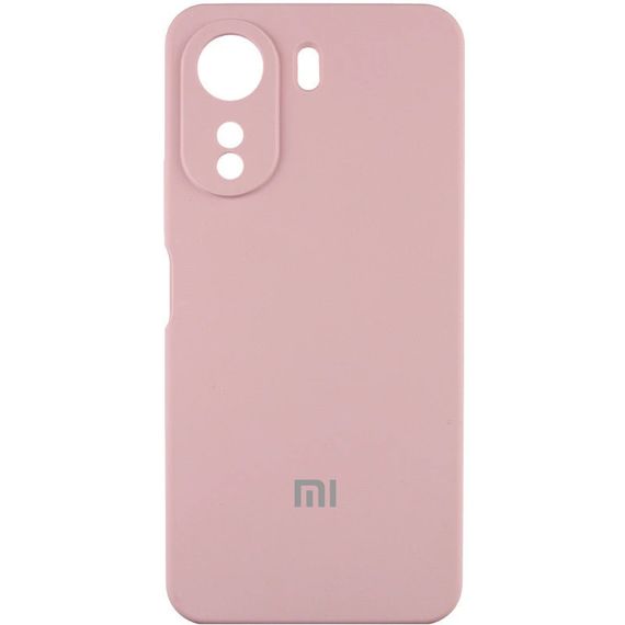 Чохол Silicone Cover Lakshmi Full Camera (AA) with logo для Xiaomi Redmi 13C / Poco C65 Рожевий / Pink Sand