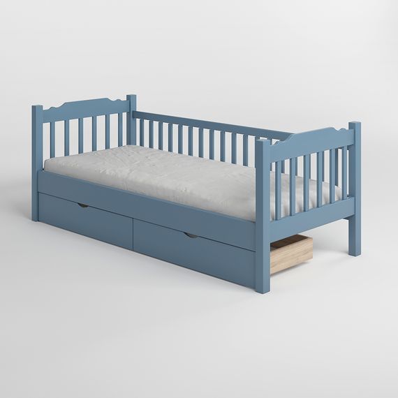 Дитяче ліжко Mebigrand Каріна Синій (S 7010 R 90B) 80х200 см (MBG-2535) | Зображення 1