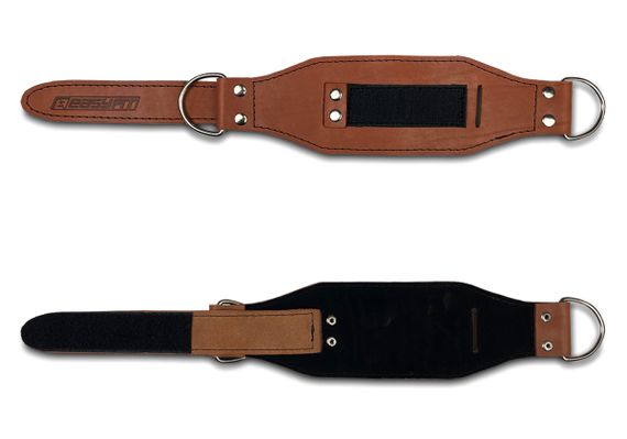 Манжета EasyFit F9 коричнева для тяги на тренажері (шкіра) (EF-LGSTR-F9-BR) | Зображення 2