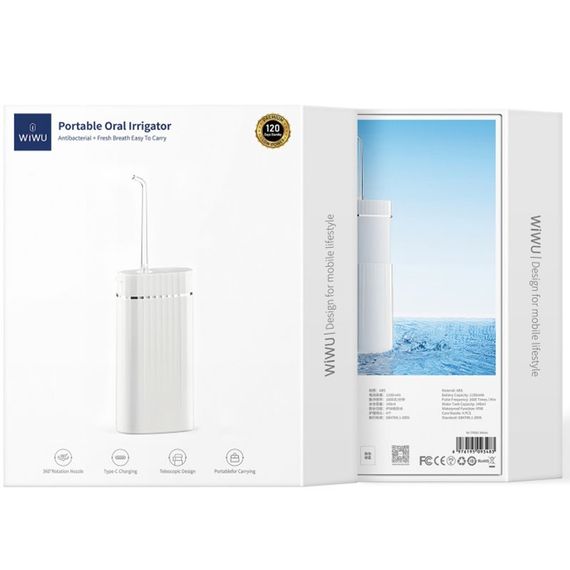 Іригатор для порожнини рота WIWU Wi-TP001 White | Зображення 3