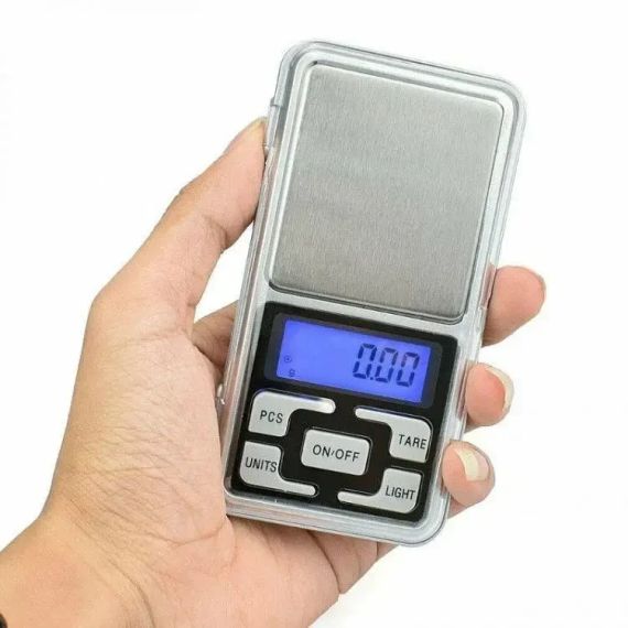 Электронные весы 200 г Pocket Scale QCP200, Серебряный / Карманные весы / Ювелирные цифровые весы / Цифровые весы | Зображення 4