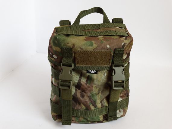 Тактична ранцева сумка сухарка Армійський підсумок військовий універсальний для ЗСУ мультикам | Зображення 1
