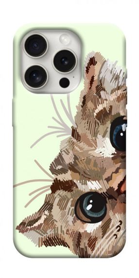 Чохол з картинкою Cat muzzle для Apple iPhone 16 Pro (6.3")
