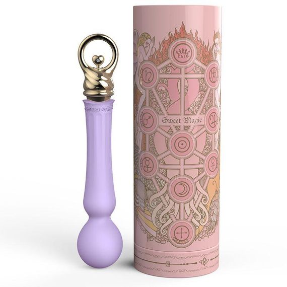 Вібромасажер із підігрівом Zalo Sweet Magic - Confidence Wand Fantasy Violet Sex Aura | Зображення 3