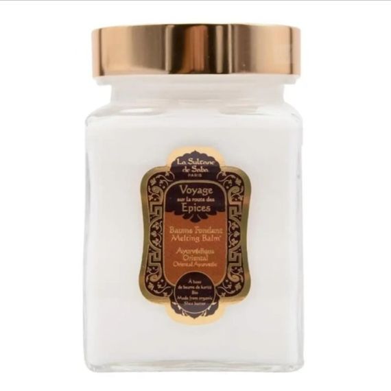 Бальзам для тіла з ароматом амбри, ванілі та пачулі LA SULTANE DE SABA Melting Balm Ayurvedique (300 ml)