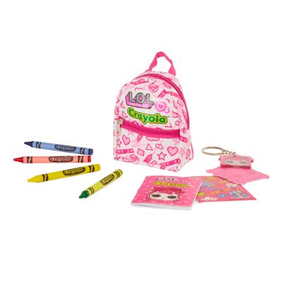 Набір для творчості Crayola Міні-рюкзак Рожевий (35054-C) | Зображення 1