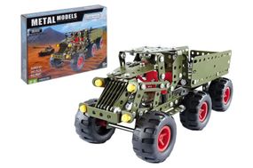 Конструктор металлический METR+ военная машина 307см (9907)