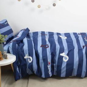 Постільна білизна підліткова ТЕП Soft dreams Line Blue 2-00886_26459 150х215 см синя