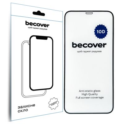 Стекло защитное BeCover Apple iPhone XR 10D Black (711511)