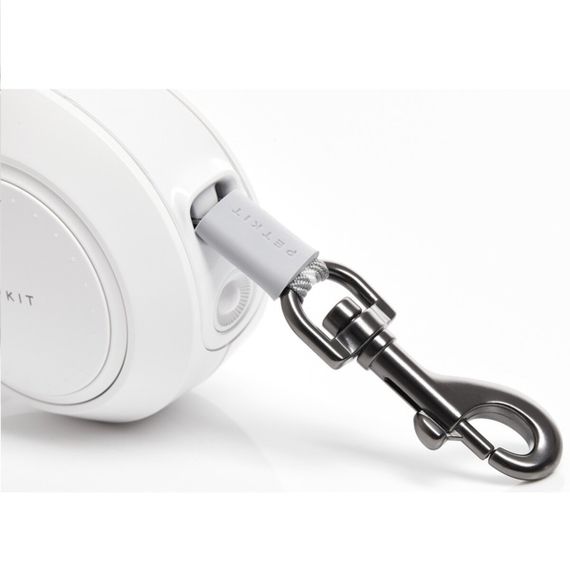 Поводок-рулетка для собак Petkit Go Free Dog Retractable Leash, лента 3 м, белый | Зображення 3