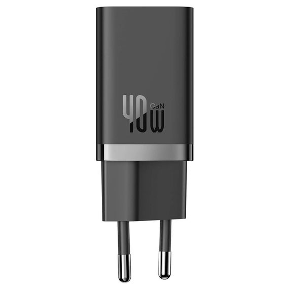 СЗУ Baseus GaN5 Pro OS + Type-C to Type-C 40W (CCGP18010) Black