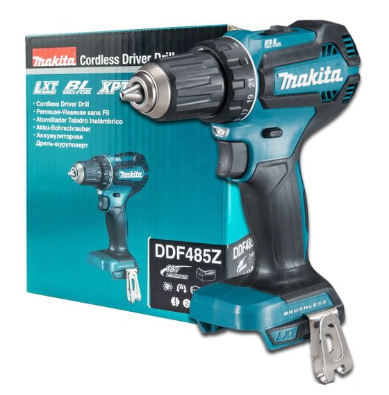 Шуруповерт аккумуляторный Makita DDF485Z (50 Нм, 1.5-13 мм, BL, LXT, без аккумуляторов и зарядного устройства) | Зображення 7