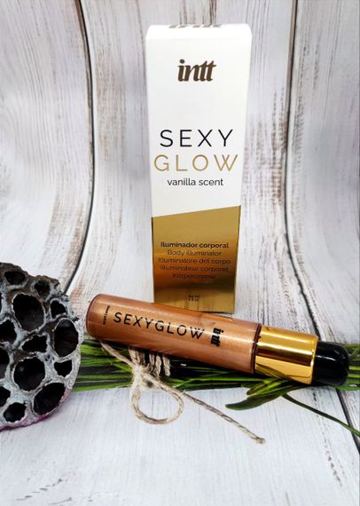 Крем шиммер для тіла із ароматом ванілі INTT Sexy Glow | Зображення 2