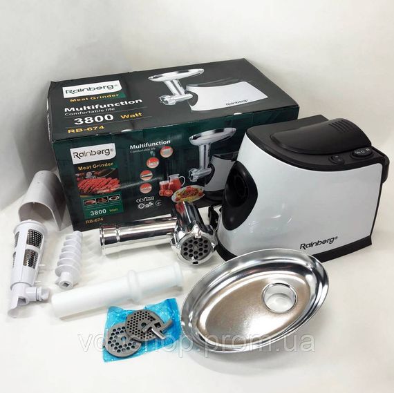 Потужні м'ясорубки побутові, Побутова м'ясорубка для фаршу, Електром'ясорубка для шинковки кухня CS-83 | Зображення 4